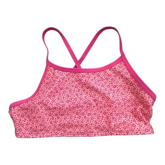 Cat & Jack ~ Girl’s Pink Leopard Spot Bikini Set ~ UPF 50+ UV Protection ~ XL 14 - Picture 8 of 8